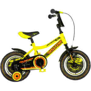 Bicikl kids visitor ranger 12" 8" v-brake  kontra 95-115cm (12") neon žuti uv - Slika 2