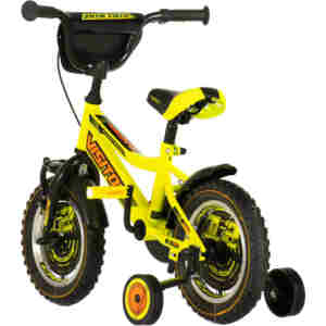 Bicikl kids visitor ranger 12" 8" v-brake  kontra 95-115cm (12") neon žuti uv - Slika 5