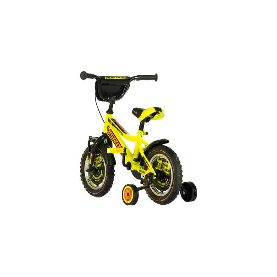 Bicikl kids visitor ranger 12" 8" v-brake kontra 95-115cm (12") neon žuti uv 1120073 12