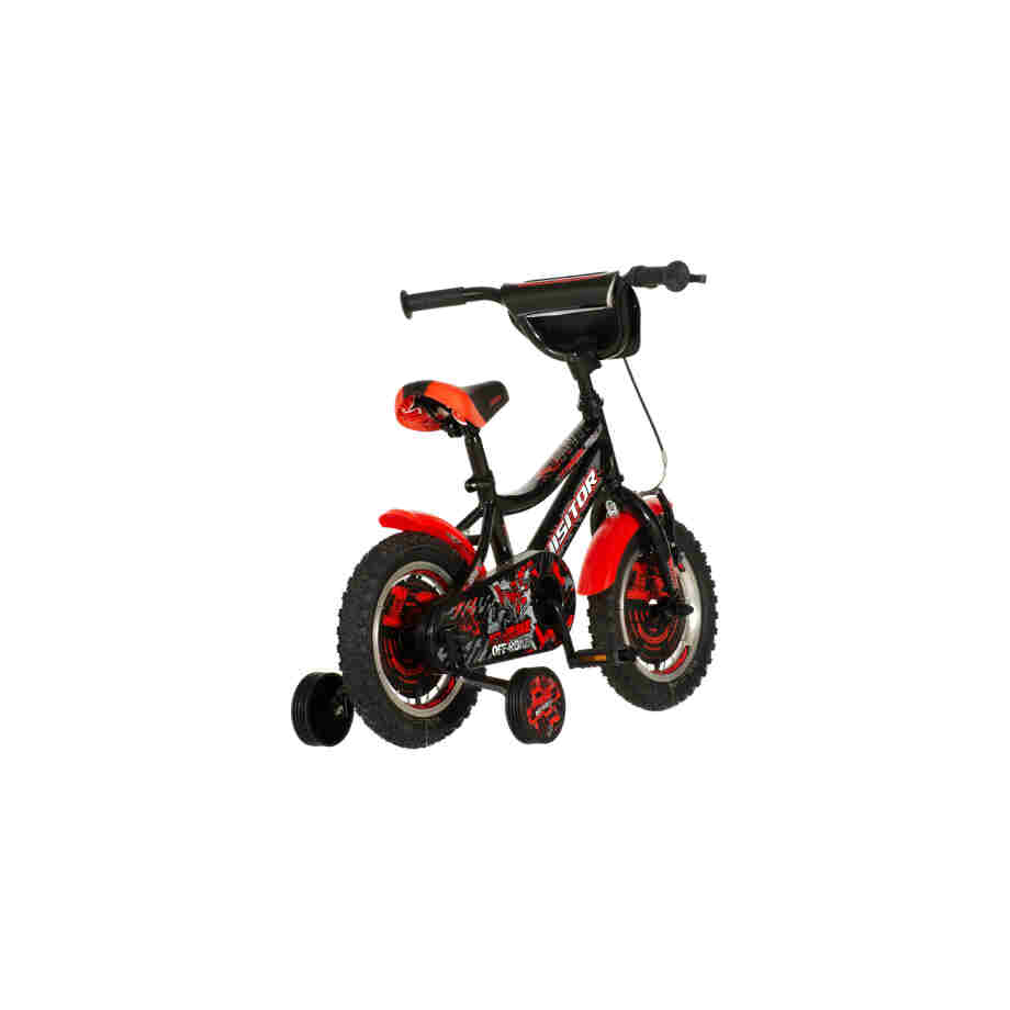 bicikl kids visitor xtreme 12 visitor xtreme dečji bicikl 12 inča crno crveni sa kontra