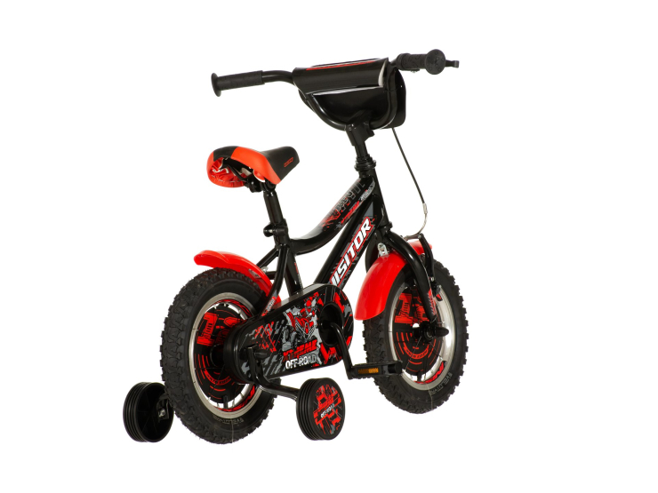 Bicikl kids visitor xtreme 12" 8" v-brake kontra 95-115cm (12") crno crveni bicikl kids visitor xtreme 12 visitor xtreme dečji bicikl 12 inča crno crveni sa kontra