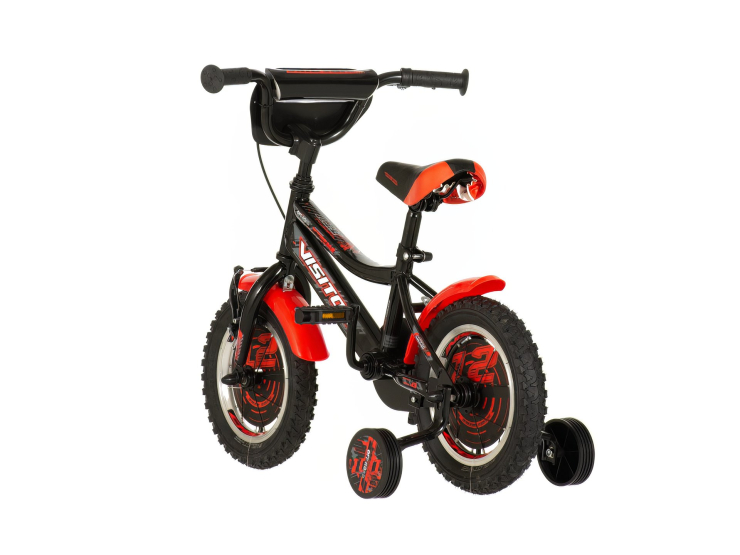 Bicikl kids visitor xtreme 12" 8" v-brake kontra 95-115cm (12") crno crveni bicikl kids visitor xtreme 12 visitor xtreme dečji bicikl 12 inča crno crveni sa kontra