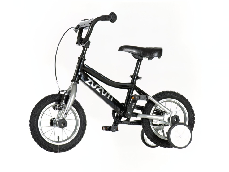 Bicikl kids zuzum 12" 8" v-brake kontra 95-115cm (12") crni hrom uv