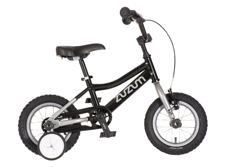 Bicikl kids zuzum 12" 8" v-brake kontra 95-115cm (12") crni hrom uv
