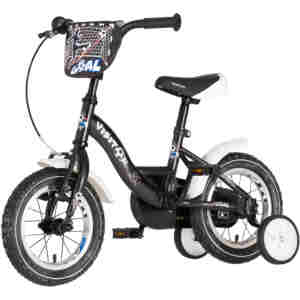 Bicikl kids visitor goal 12" 8" v-brake kontra 95-115cm (12") crni Bicikl kids visitor goal 12" 8" v-brake kontra 95-115cm (12") crni - Slika 5