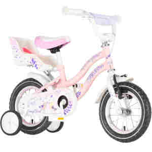 Bicikl kids visitor songbird 12" 7" v-brake kontra 95-115cm (12") roze bicikl kids visitor songbird 12 dečiji bicikl visitor songbird 12 roze sa podesivim sedlom