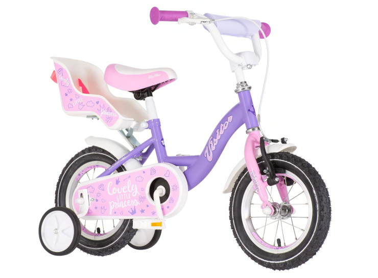 bicikl kids visitor liloo 12 bicikl visitor liloo 12 inča ljubičasto roze perla za devojčice