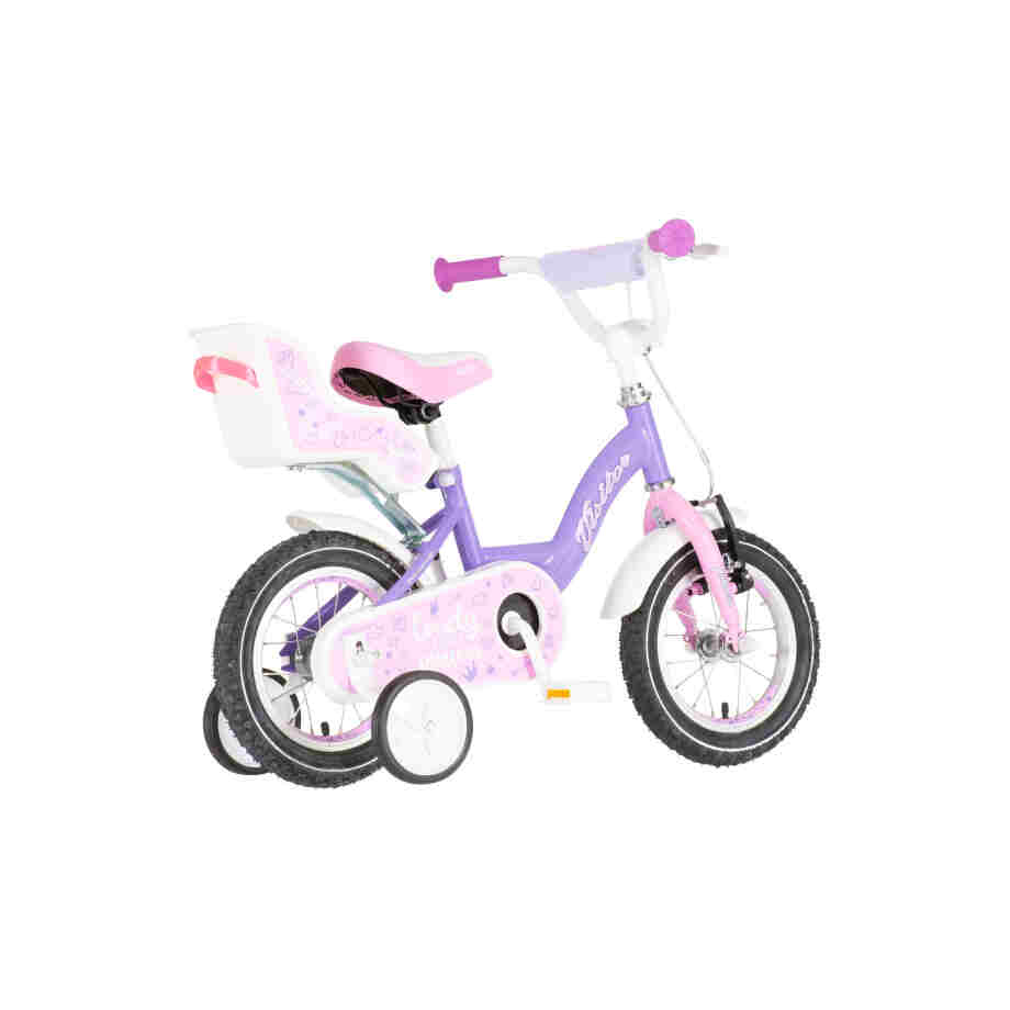 Bicikl kids visitor liloo 12" 8" v-brake kontra 95-115cm (12") ljubičasto roze perla bicikl kids visitor liloo 12 bicikl visitor liloo 12 inča ljubičasto roze perla za devojčice