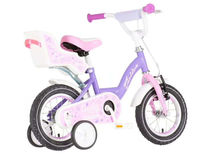 bicikl kids visitor liloo 12 bicikl visitor liloo 12 inča ljubičasto roze perla za devojčice