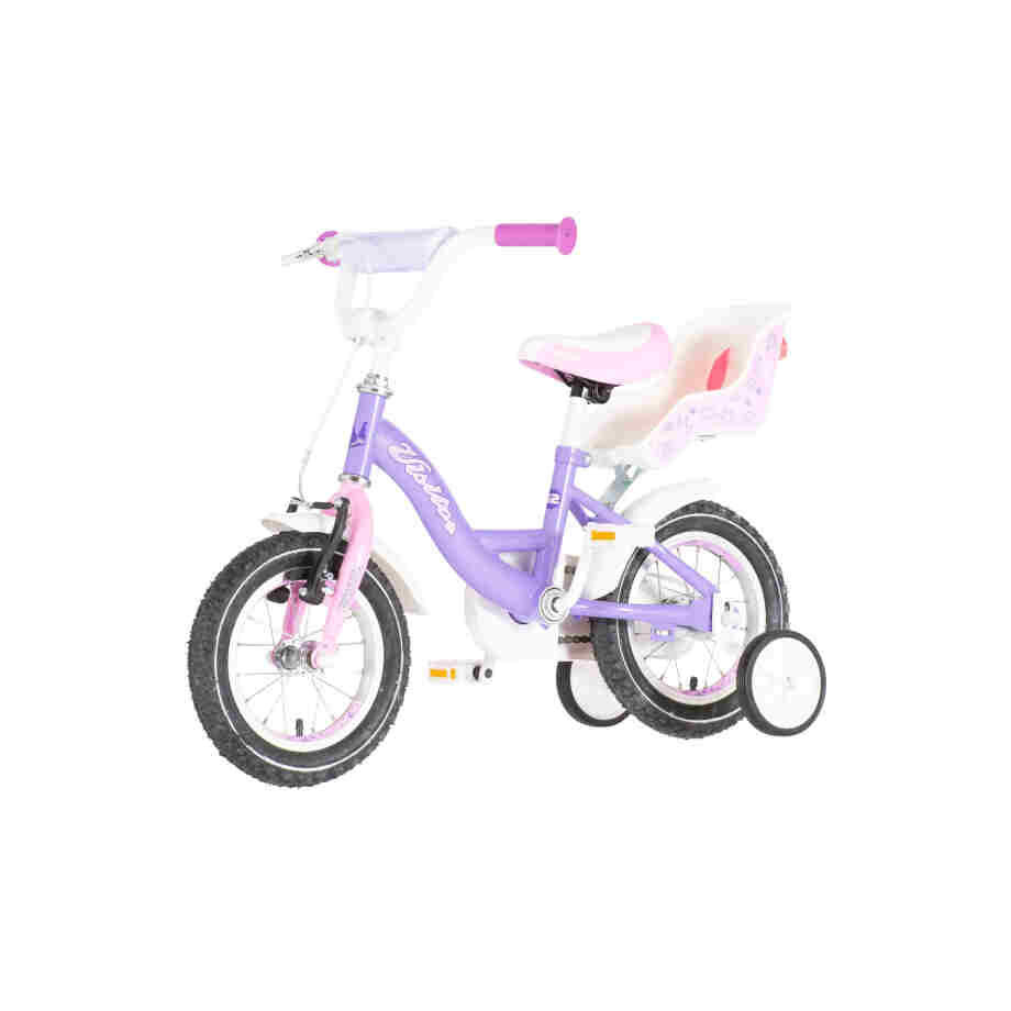 Bicikl kids visitor liloo 12" 8" v-brake kontra 95-115cm (12") ljubičasto roze perla bicikl kids visitor liloo 12 bicikl visitor liloo 12 inča ljubičasto roze perla za devojčice
