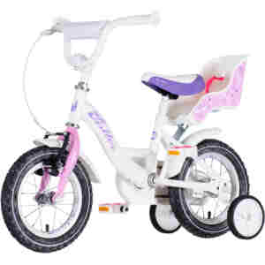 Bicikl kids visitor liloo 12" 8" v-brake kontra 95-115cm (12") belo roze perla bicikl kids visitor liloo 12 visitor liloo bicikl 12 inča belo roze perla za devojčice