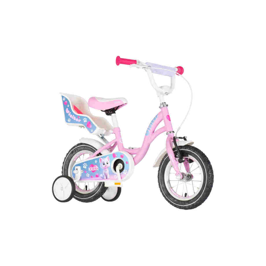 bicikl kids visitor kitty 12 visitor kitty bicikl 12 inča roze boja za devojčice