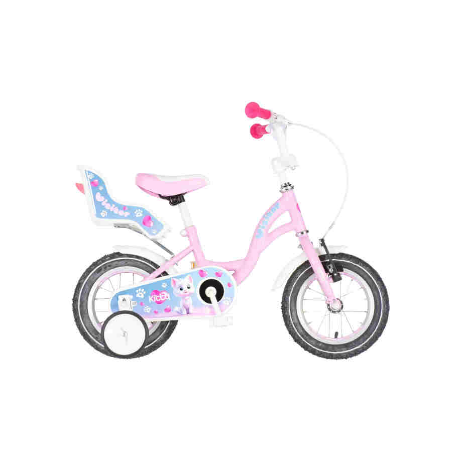 bicikl kids visitor kitty 12 visitor kitty bicikl 12 inča roze boja za devojčice