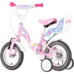 Bicikl kids visitor kitty 12" 7" v-brake kontra 95-115cm (12") roze bicikl kids visitor kitty 12 visitor kitty bicikl 12 inča roze boja za devojčice