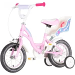 Bicikl kids visitor kitty 12" 7" v-brake kontra 95-115cm (12") roze bicikl kids visitor kitty 12 visitor kitty bicikl 12 inča roze boja za devojčice