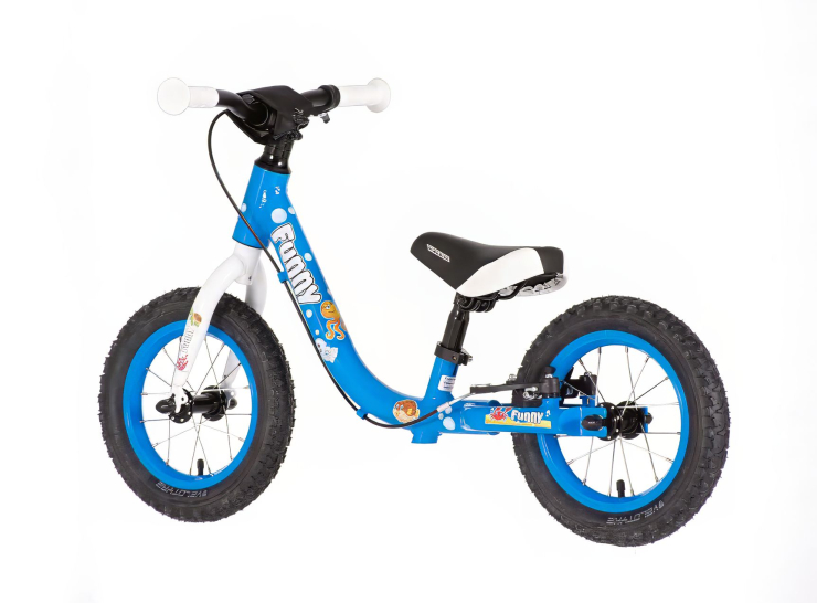 Bicikl kids visitor gur gur 12" alu 7" v-brake 95-115cm (12") plavi bicikl kids visitor gur gur plavi sa aluminijumskim ramom