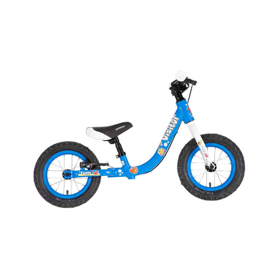 Bicikl kids visitor gur gur 12" alu 7" v-brake 95-115cm (12") plavi bicikl kids visitor gur gur plavi sa aluminijumskim ramom