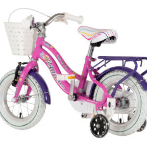 Bicikl kids visitor best friend 12" 8" v-brake kontra 95-115cm (12") roze neon uv sjaj bicikl kids visitor best friend visitor best friend 12 dečiji bicikl roze neon uv sjaj