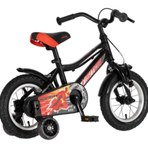 Bicikl kids visitor redstriker 12" 8" v-brake kontra 95-115cm (12") crno crveni bicikl kids visitor redstriker 12 dečiji bicikl visitor redstriker 12 inča crno crveni sa pomoćnim
