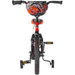 Bicikl kids visitor nitro 16" 10" v-brake kontra 105-125cm (16") crno crvenii dečiji bicikl kids visitor nitro 16 crno crveni sa pomoćnim točkićima
