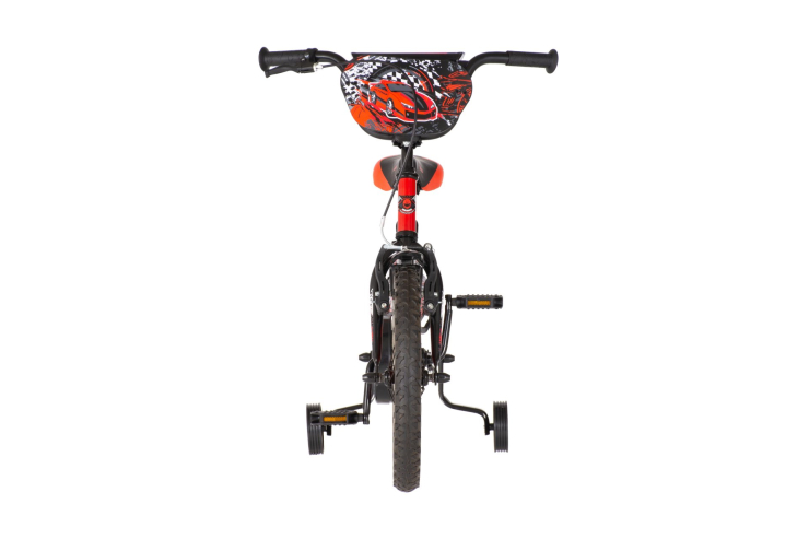 Bicikl kids visitor nitro 16" 10" v-brake kontra 105-125cm (16") crno crvenii dečiji bicikl kids visitor nitro 16 crno crveni sa pomoćnim točkićima