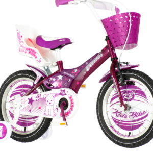 Bicikl kids visitor happy 16" 10" v-brake kontra 105-125cm (16") ljubičasti perla sjaj uv