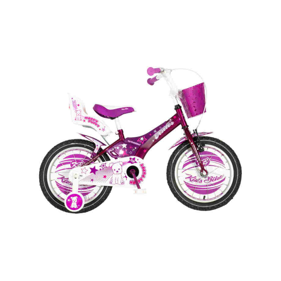 Bicikl kids visitor happy 16" 10" v-brake kontra 105-125cm (16") ljubičasti perla sjaj uv 1160021 05