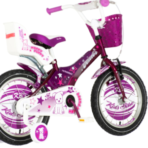 Bicikl kids visitor happy 16" 10" v-brake kontra 105-125cm (16") ljubičasti perla sjaj uv - Slika 3
