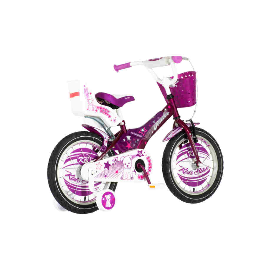 Bicikl kids visitor happy 16" 10" v-brake kontra 105-125cm (16") ljubičasti perla sjaj uv 1160021 07