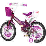 Bicikl kids visitor happy 16" 10" v-brake kontra 105-125cm (16") ljubičasti perla sjaj uv Bicikl kids visitor happy 16" 10" v-brake kontra 105-125cm (16") ljubičasti perla sjaj uv - Slika 4