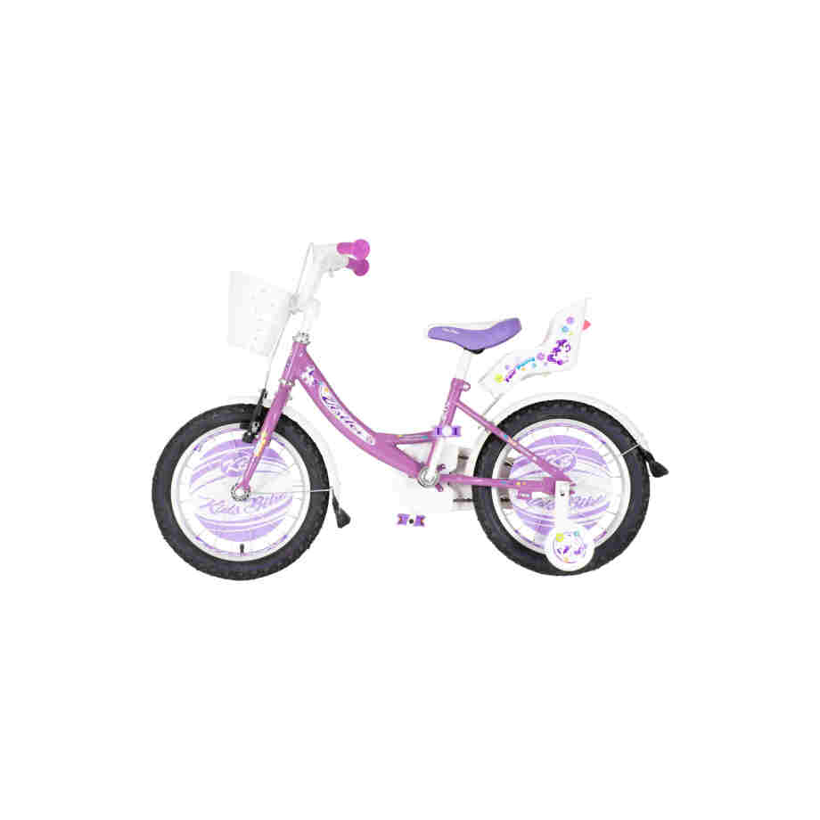 Bicikl kids visitor pony 16" 8" v-brake kontra 105-125cm (16") ljubičasti perla 1160022 06
