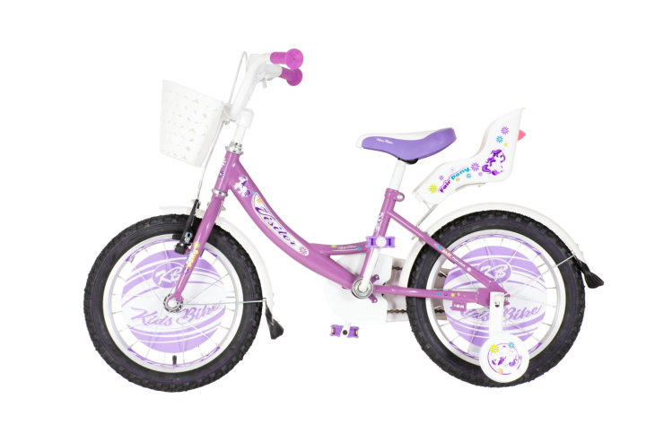 Bicikl kids visitor pony 16" 8" v-brake kontra 105-125cm (16") ljubičasti perla Bicikl kids visitor pony 16" 8" v-brake kontra 105-125cm (16") ljubičasti perla