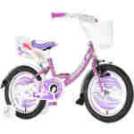 Bicikl kids visitor pony 16" 8" v-brake kontra 105-125cm (16") ljubičasti perla Bicikl kids visitor pony 16" 8" v-brake kontra 105-125cm (16") ljubičasti perla - Slika 1