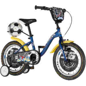 Bicikl kids visitor goal 16" 9" v-brake  kontra 105-125cm (16") plavi perla - Slika 1