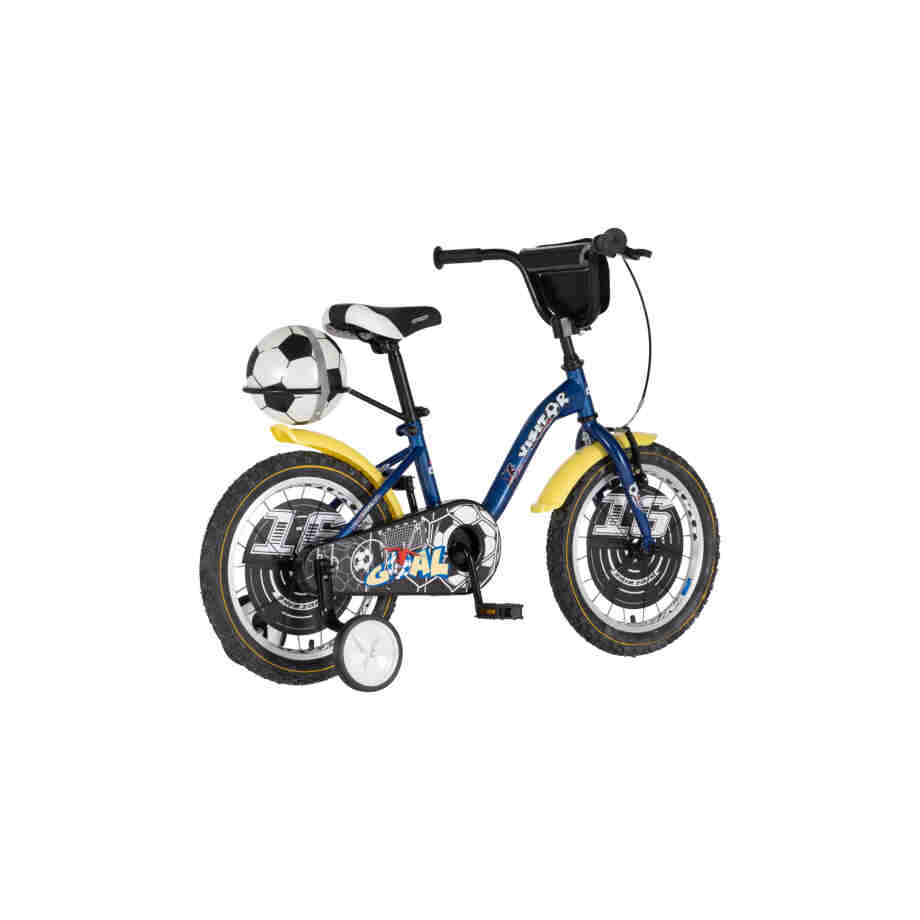 Bicikl kids visitor goal 16" 9" v-brake kontra 105-125cm (16") plavi perla