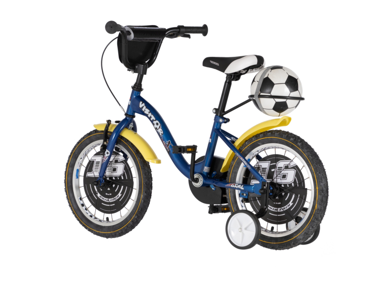 Bicikl kids visitor goal 16" 9" v-brake kontra 105-125cm (16") plavi perla