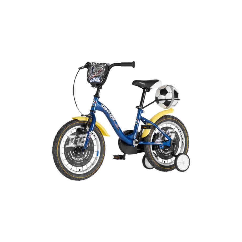 Bicikl kids visitor goal 16" 9" v-brake kontra 105-125cm (16") plavi perla