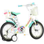 Bicikl kids visitor lola 16" 10" v-brake kontra 105-125cm (16") belo roze perla bicikl kids visitor lola 16 bicikl visitor lola 16 inča belo roze perla za devojčice