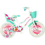 Bicikl kids visitor icecream 16" 9" v-brake  kontra 105-125cm (16") belo tirkiz perla - Slika 2