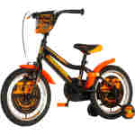 Bicikl kids visitor motocross 16" 9" v-brake kontra 105-125cm (16") crno narandžasti polu mat Bicikl kids visitor motocross 16" 9" v-brake kontra 105-125cm (16") crno narandžasti polu mat - Slika 5