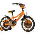 Bicikl kids visitor motocross 16" 9" v-brake kontra 105-125cm (16") neon narandžasti uv Bicikl kids visitor motocross 16" 9" v-brake kontra 105-125cm (16") neon narandžasti uv - Slika 1