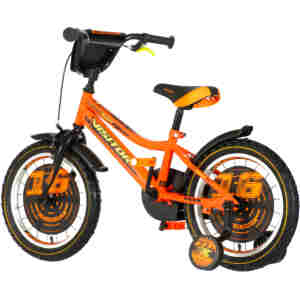 Bicikl kids visitor motocross 16" 9" v-brake kontra 105-125cm (16") neon narandžasti uv Bicikl kids visitor motocross 16" 9" v-brake kontra 105-125cm (16") neon narandžasti uv - Slika 4