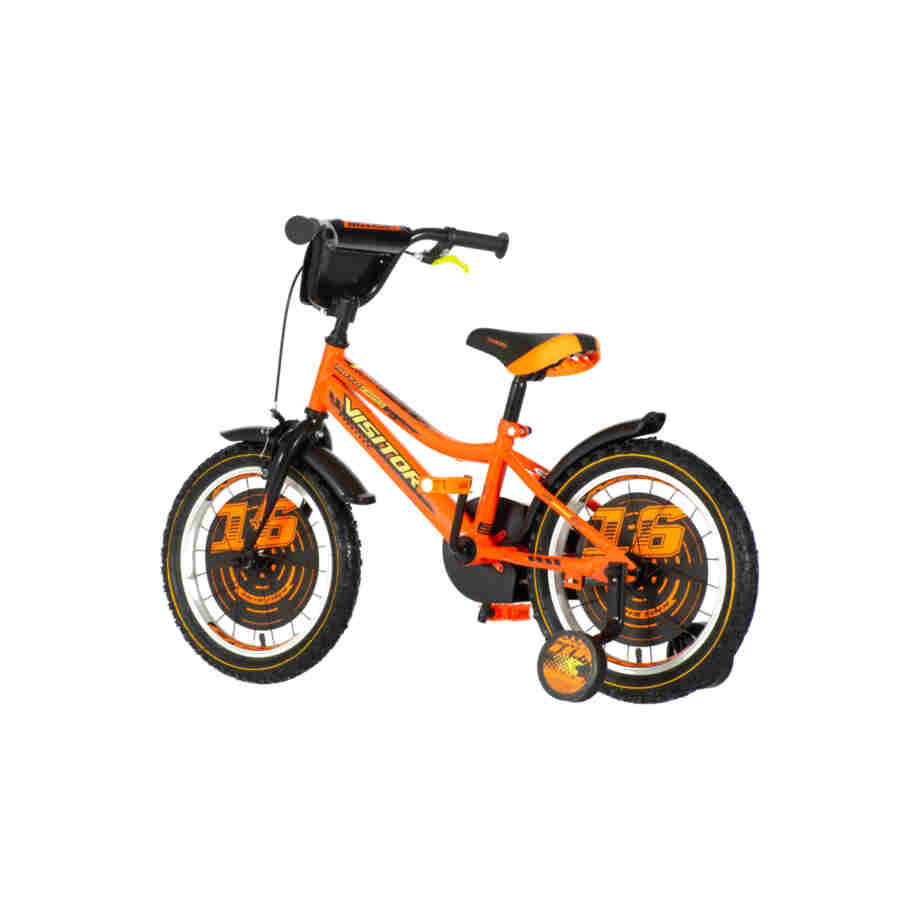 Bicikl kids visitor motocross 16" 9" v-brake kontra 105-125cm (16") neon narandžasti uv 1160064 13
