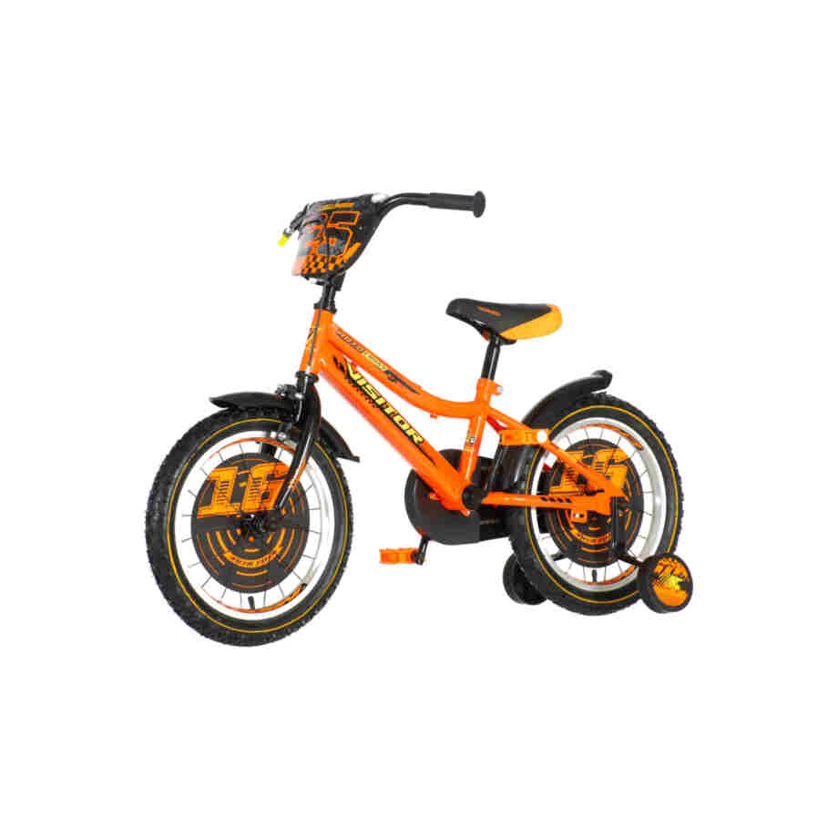 Bicikl kids visitor motocross 16" 9" v-brake kontra 105-125cm (16") neon narandžasti uv 1160064 17