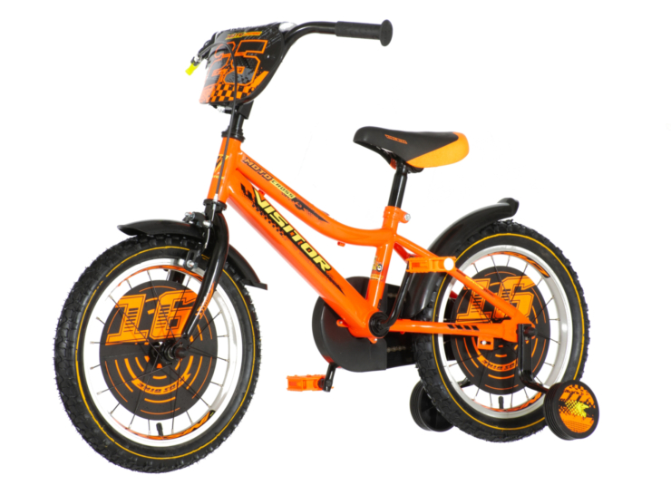 Bicikl kids visitor motocross 16" 9" v-brake kontra 105-125cm (16") neon narandžasti uv Bicikl kids visitor motocross 16" 9" v-brake kontra 105-125cm (16") neon narandžasti uv