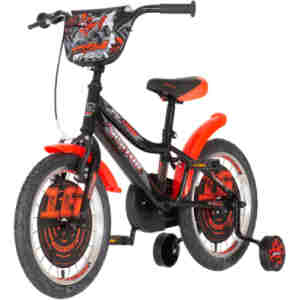 bicikl kids visitor xtreme 16 inča crno crveni sa v-brake kočnicom