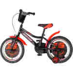 Bicikl kids visitor xtreme 16" 9" v-brake kontra 105-125cm (16") crno crveni bicikl kids visitor xtreme 16 inča crno crveni sa v-brake kočnicom