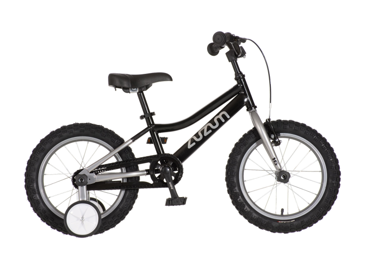 Bicikl kids zuzum 16" 9" v-brake kontra 105-125cm (16") crni hrom uv sjaj