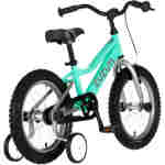 Bicikl kids zuzum 16" 9" v-brake kontra 105-125cm (16") tirkiz uv bicikl kids zuzum 16 9 dečiji bicikl kids zuzum 16 inča tirkiz boja sa čeličnim