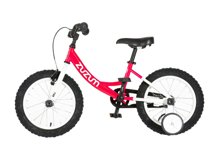Bicikl kids zuzum neon 16" 8" v-brake kontra 105-125cm (16") neon pink bicikl kids zuzum neon 16 dečiji bicikl zuzum neon 16 inča neon pink boja